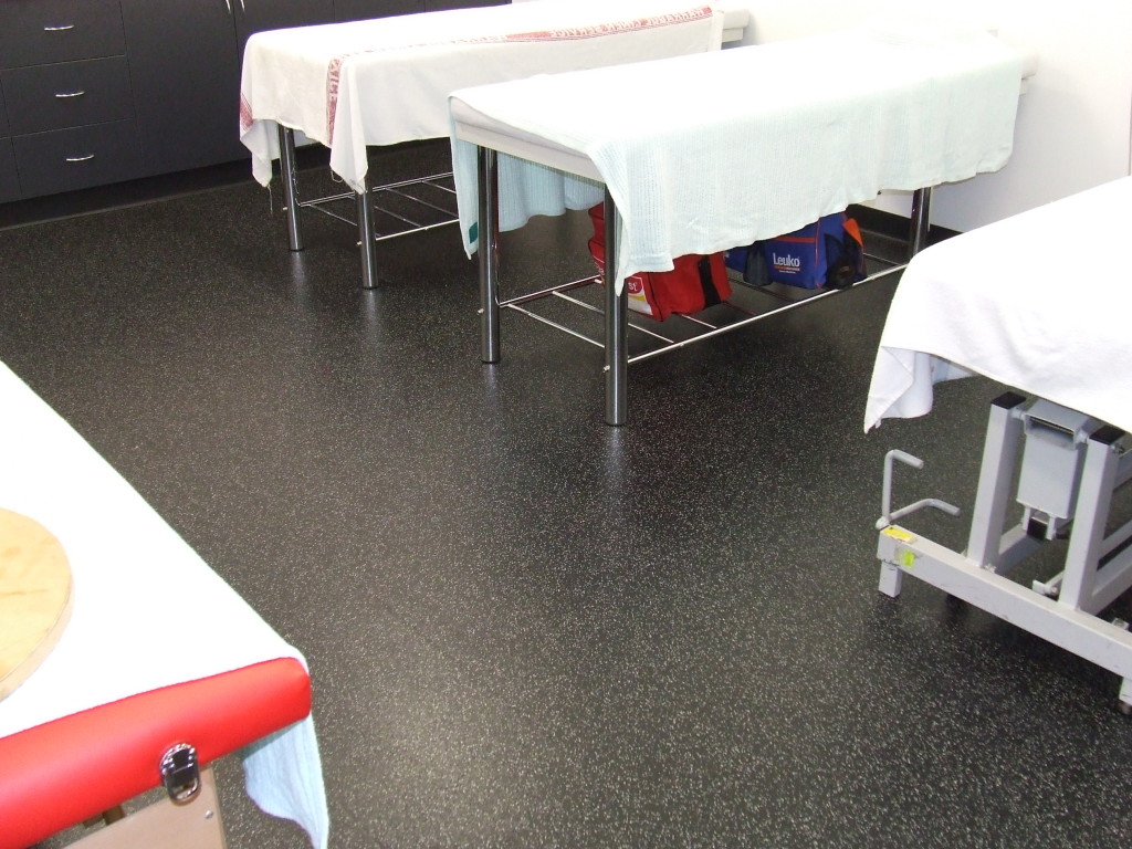 Rubber Flooring for First Aid Rooms