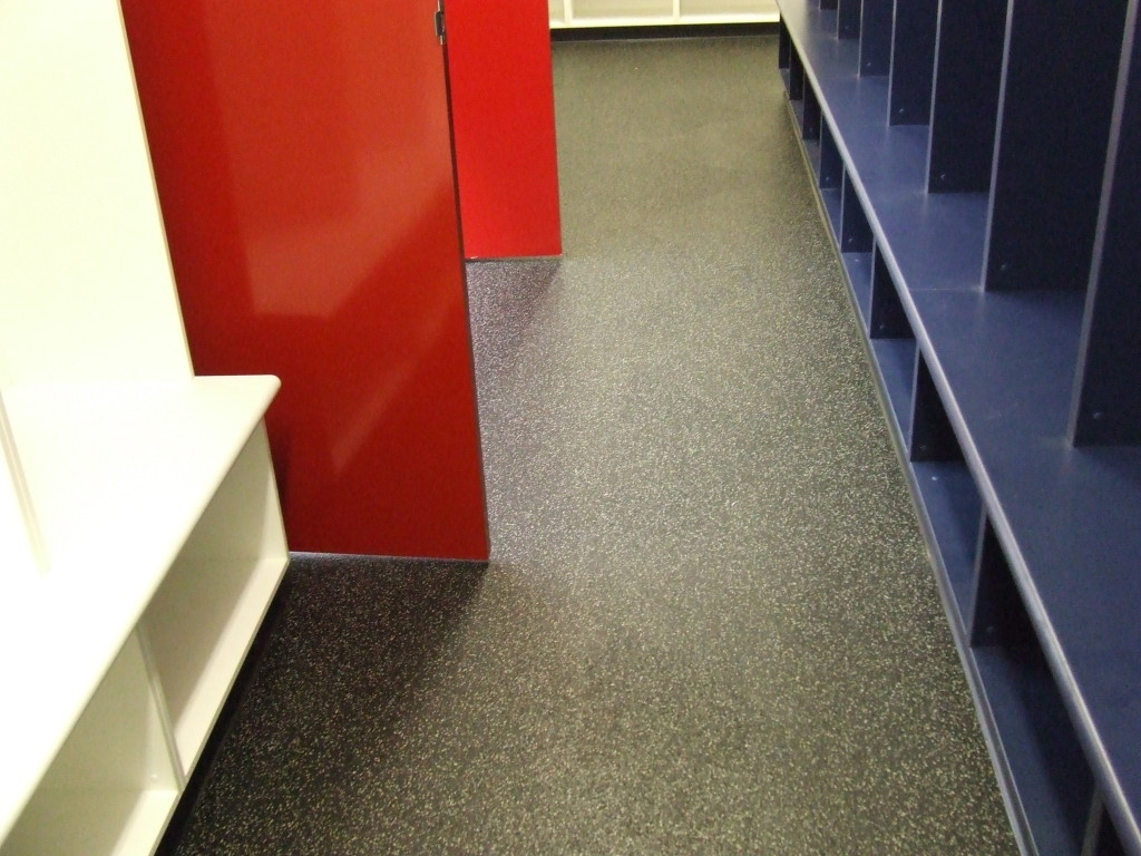 Rubber Flooring for Locker Rooms