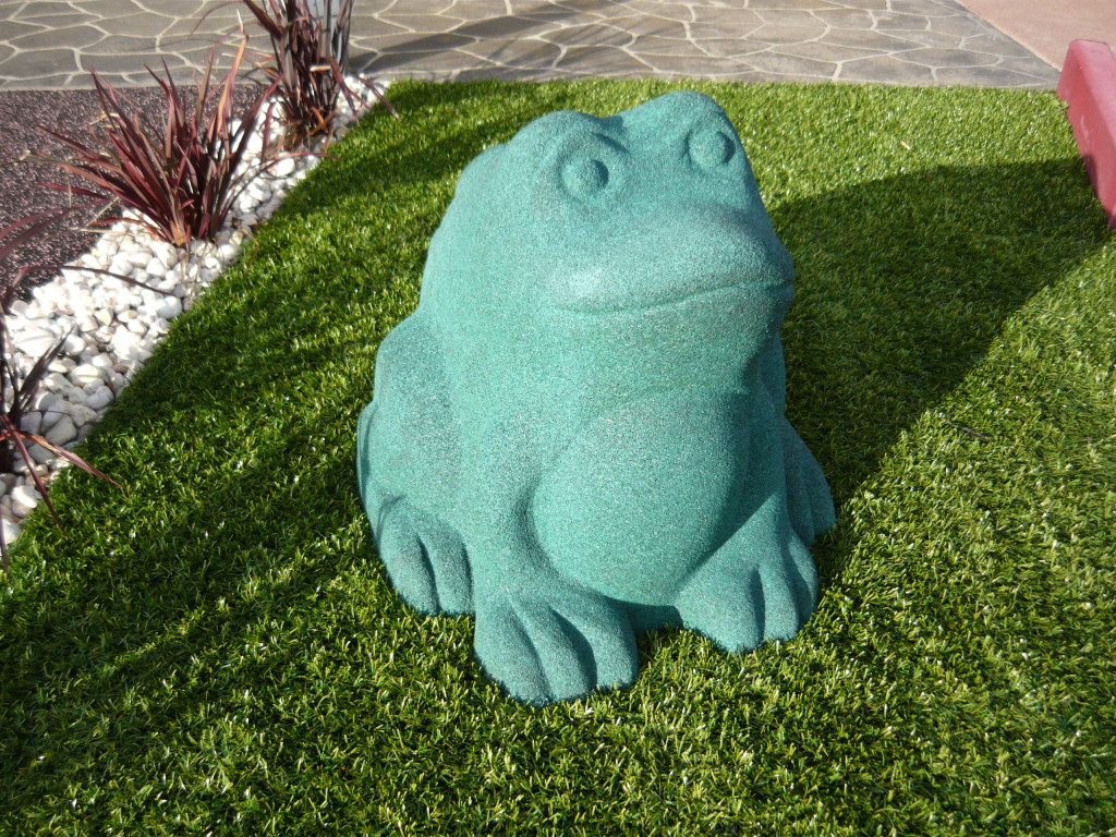Rubber Frog for Playgrounds