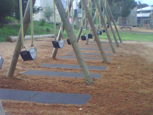 Rubber Swing and Slide Mats